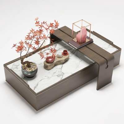 新中式茶几3D模型下载